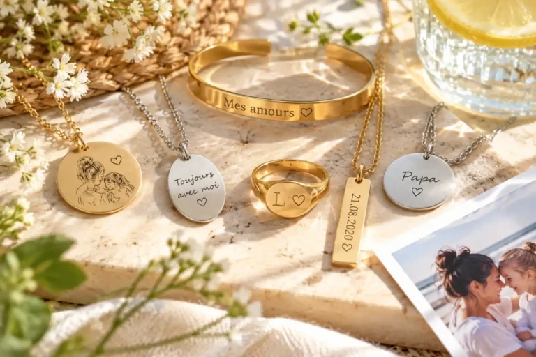 bijoux personnalisés gravés